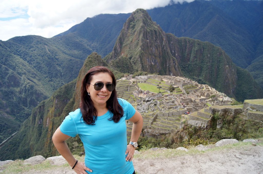 Juliana Ribeiro em Machu Picchu