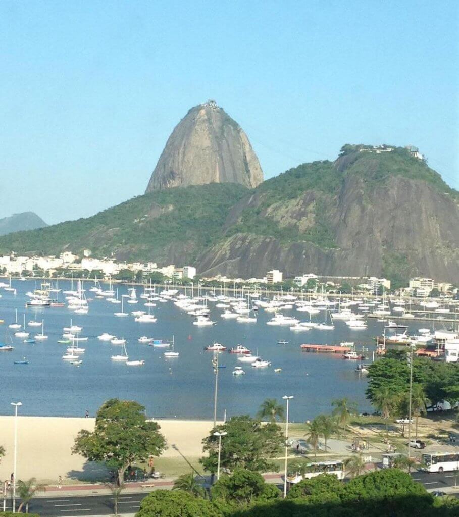 Vista do Pão de Açúcar no Rio de Janeiro